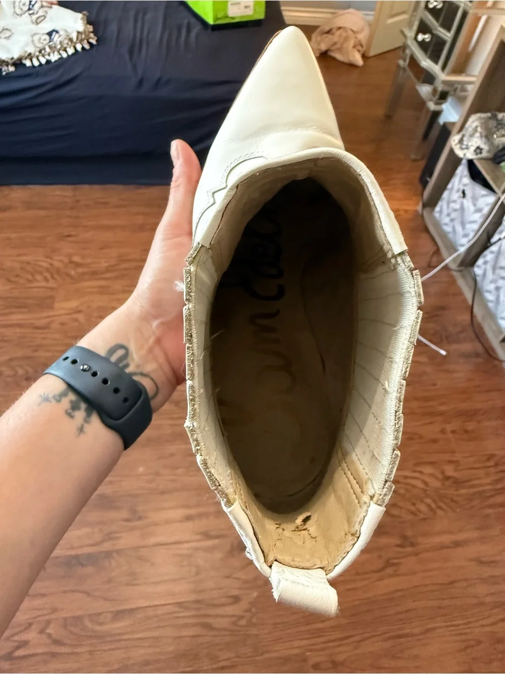 Sam Edelman white western